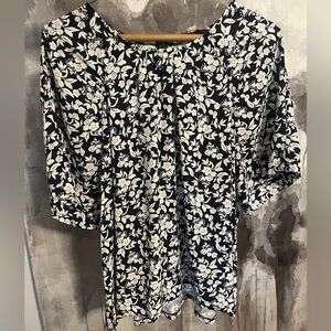 LOFT Floral Print Top